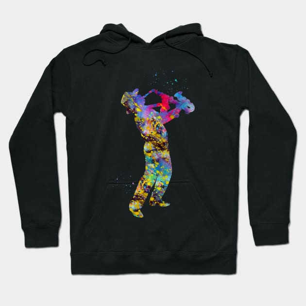 Saxophonist Hoodie by erzebeth